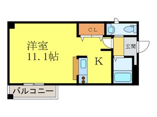 ツインリ－ブスの物件間取画像